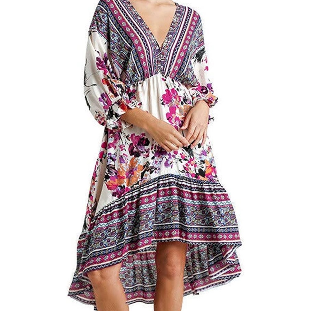 Floral Midi Umgee Dress